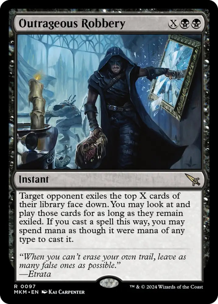 Outrageous Robbery [Murders at Karlov Manor] - MTG Single