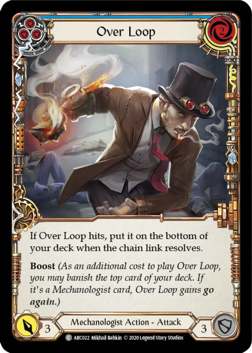 Over Loop (Blue) [Arcane Rising Unlimited] Unlimited Normal - Flesh And Blood Single