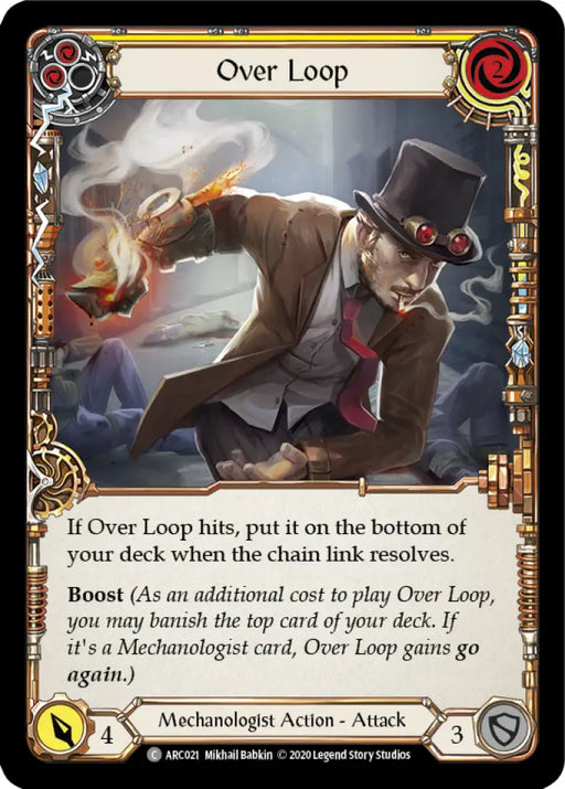 Over Loop (Yellow) [Arcane Rising Unlimited] Unlimited Normal - Flesh And Blood Single