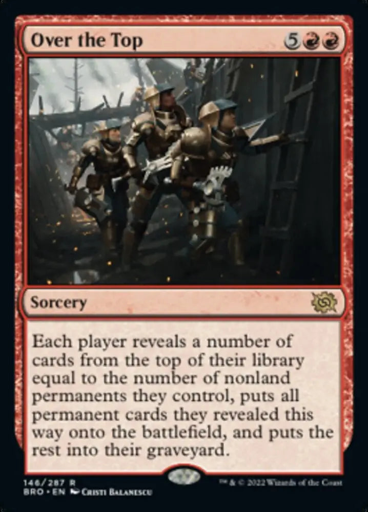 Over the Top [The Brothers’ War] - MTG Single