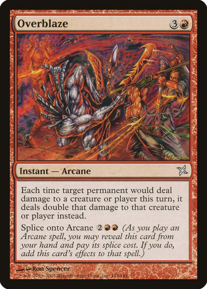 Overblaze [Betrayers of Kamigawa] - MTG Single