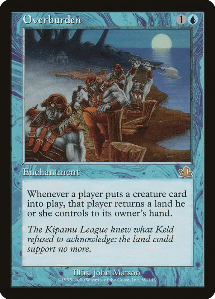Overburden [Prophecy] - MTG Single