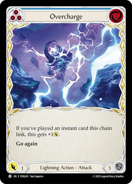 Overcharge (Blue) (PEN245) [Compendium of Rathe]