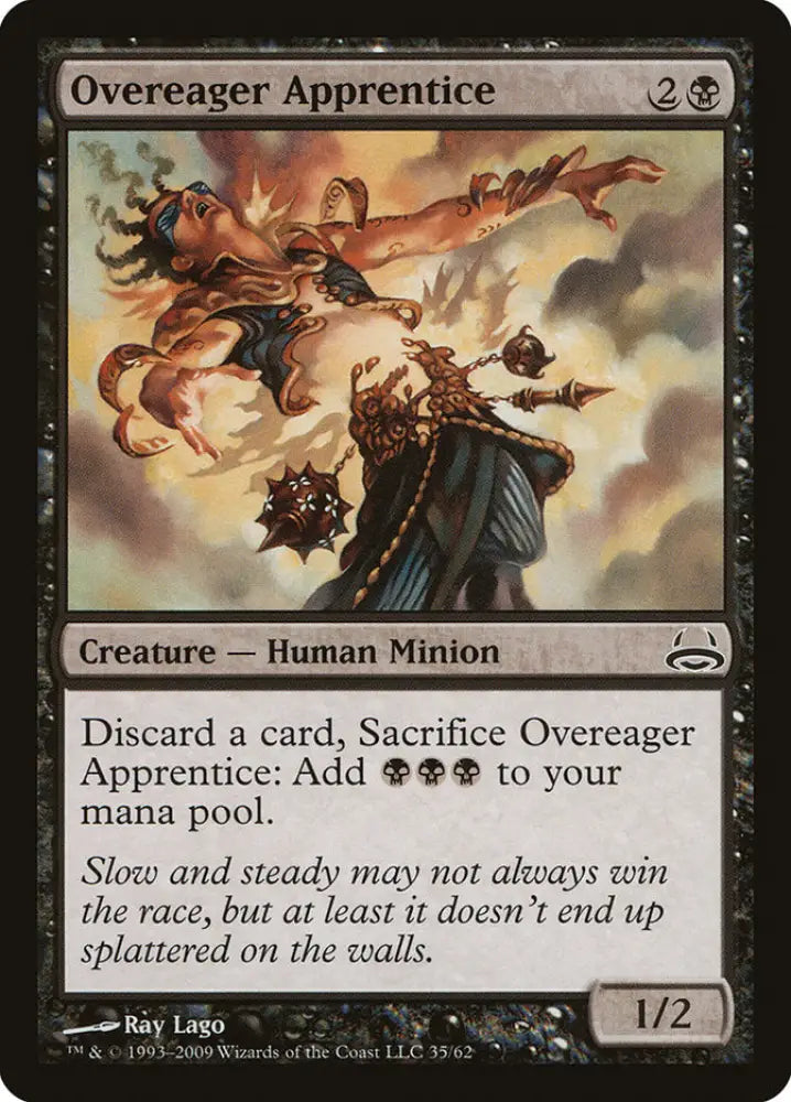 Overeager Apprentice [Duel Decks: Divine vs. Demonic] - MTG Single