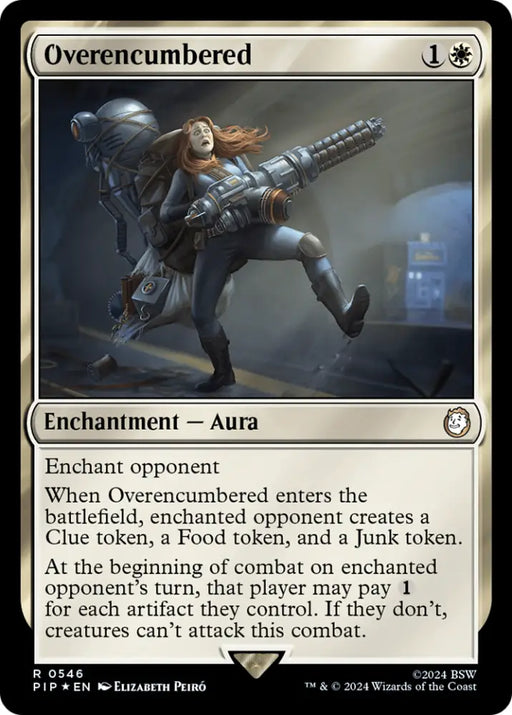 Overencumbered (Surge Foil) [Fallout] - MTG Single