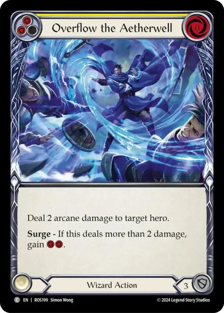 Overflow the Aetherwell (Yellow) [Rosetta] - Flesh And Blood Single