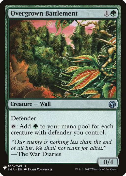 Overgrown Battlement [Mystery Booster] - MTG Single