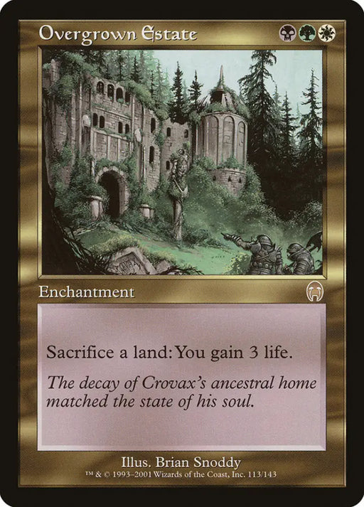 Overgrown Estate [Apocalypse] - MTG Single