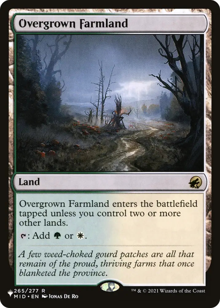 Overgrown Farmland [The List] - MTG Single