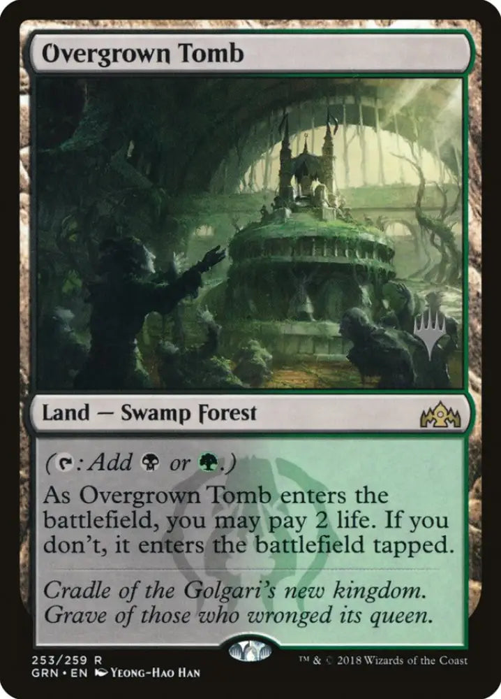 Overgrown Tomb (Promo Pack) [Guilds of Ravnica Promos] - MTG Single