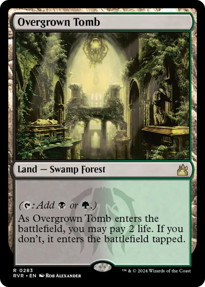 Overgrown Tomb [Ravnica Remastered] - MTG Single