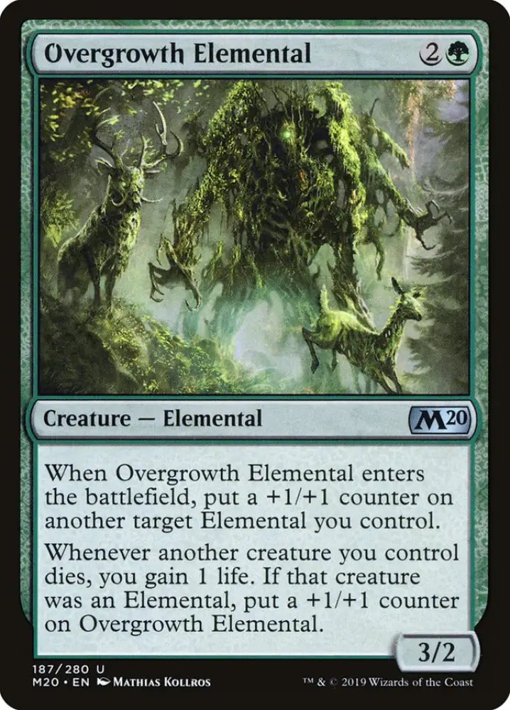 Overgrowth Elemental [Core Set 2020] - MTG Single