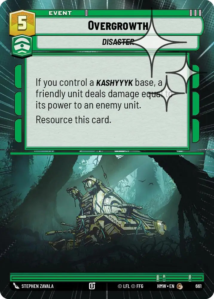 Overgrowth (Hyperspace Foil) (661) [Homeworlds]