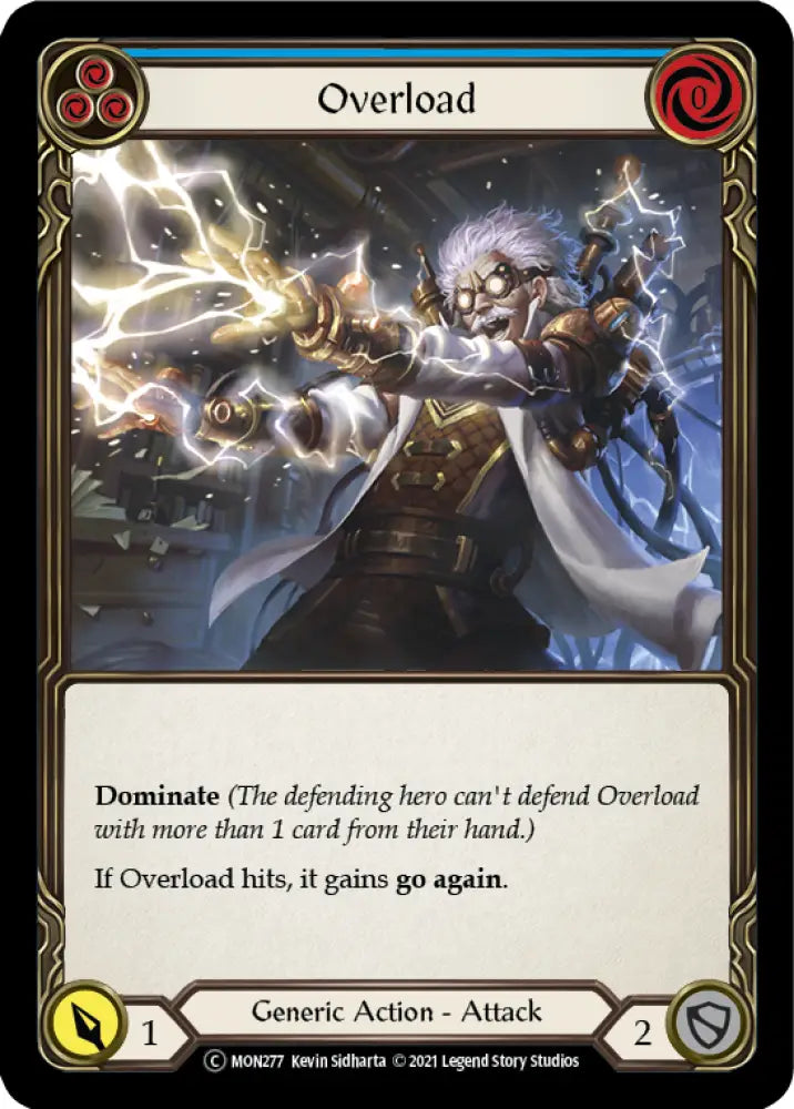 Overload (Blue) [Monarch Unlimited] Unlimited Rainbow Foil - Flesh And Blood Single