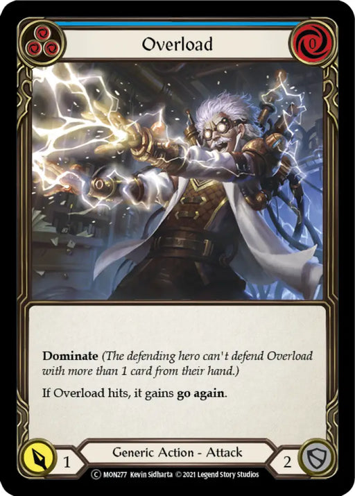Overload (Blue) [Monarch Unlimited] Unlimited Rainbow Foil - Flesh And Blood Single