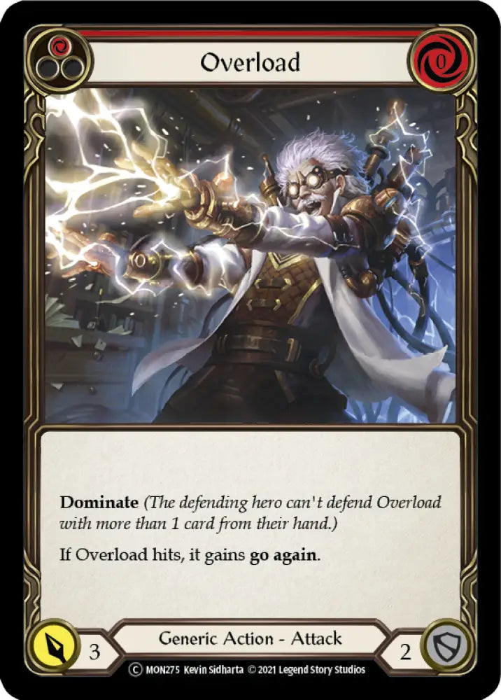 Overload (Red) [Monarch Unlimited] Unlimited Rainbow Foil - Flesh And Blood Single