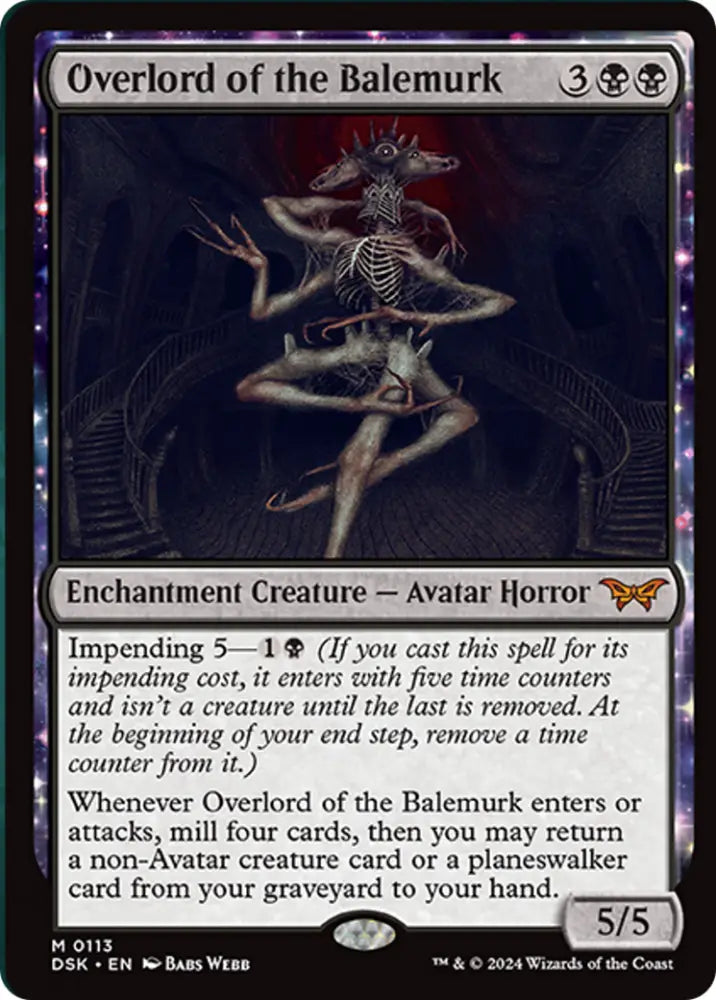 Overlord of the Balemurk [Duskmourn: House of Horror] - MTG Single