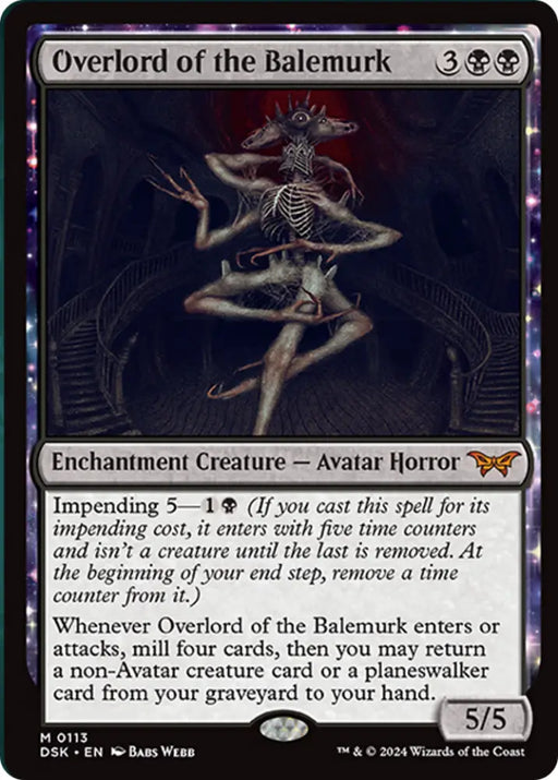 Overlord of the Balemurk [Duskmourn: House of Horror] - MTG Single
