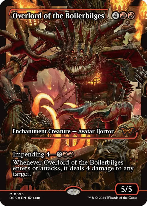 Overlord of the Boilerbilges (Japan Showcase) [Duskmourn: House of Horror] - MTG Single