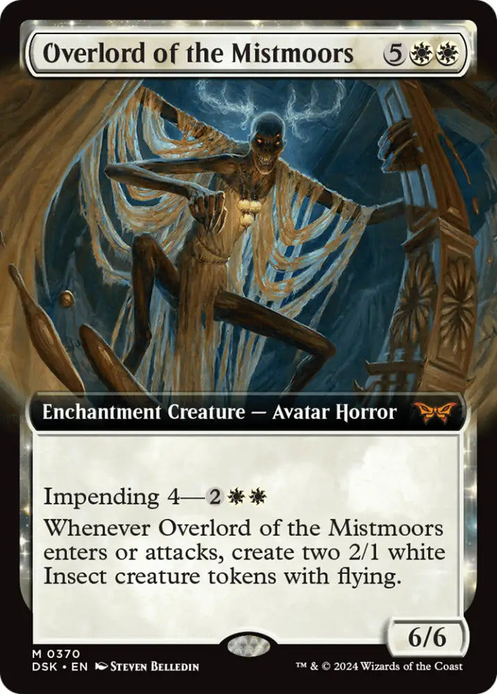 Overlord of the Mistmoors (Extended Art) [Duskmourn: House of Horror] - MTG Single