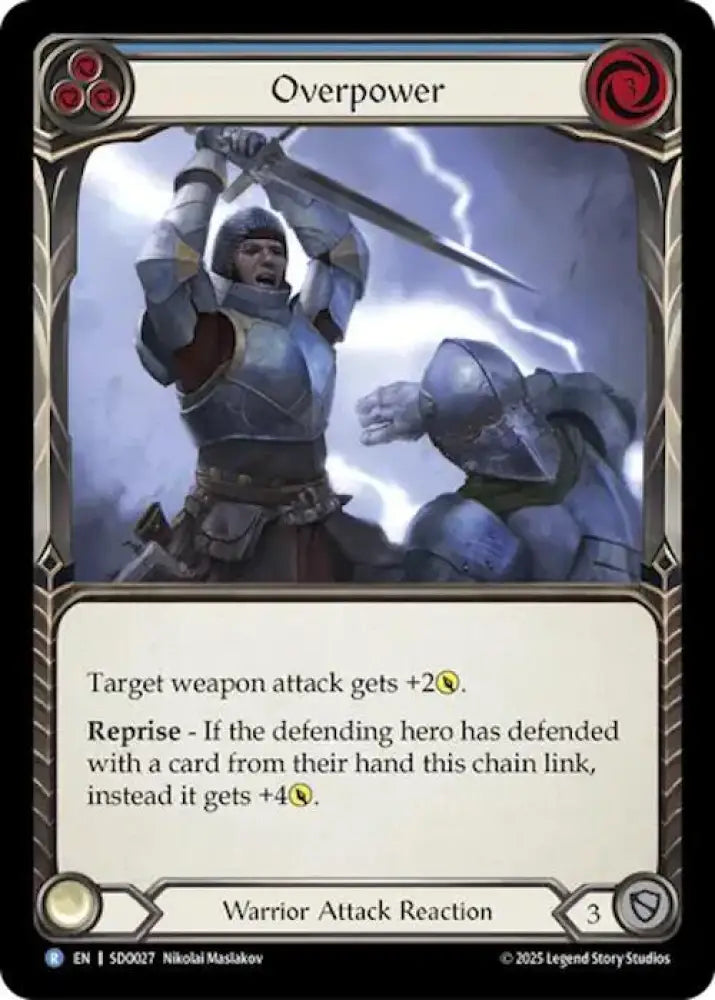 Overpower (Blue) (SDO027) [Silver Age Chapter 2]