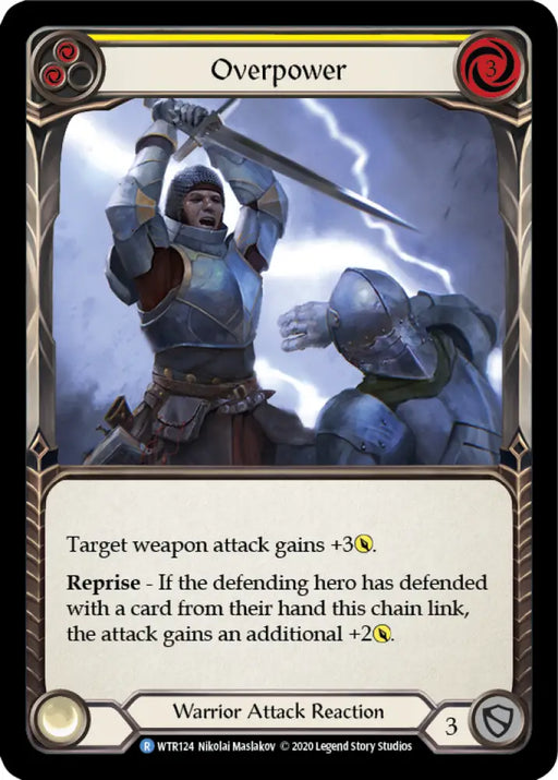 Overpower (Yellow) [Welcome to Rathe Unlimited] Unlimited Normal - Flesh And Blood Single