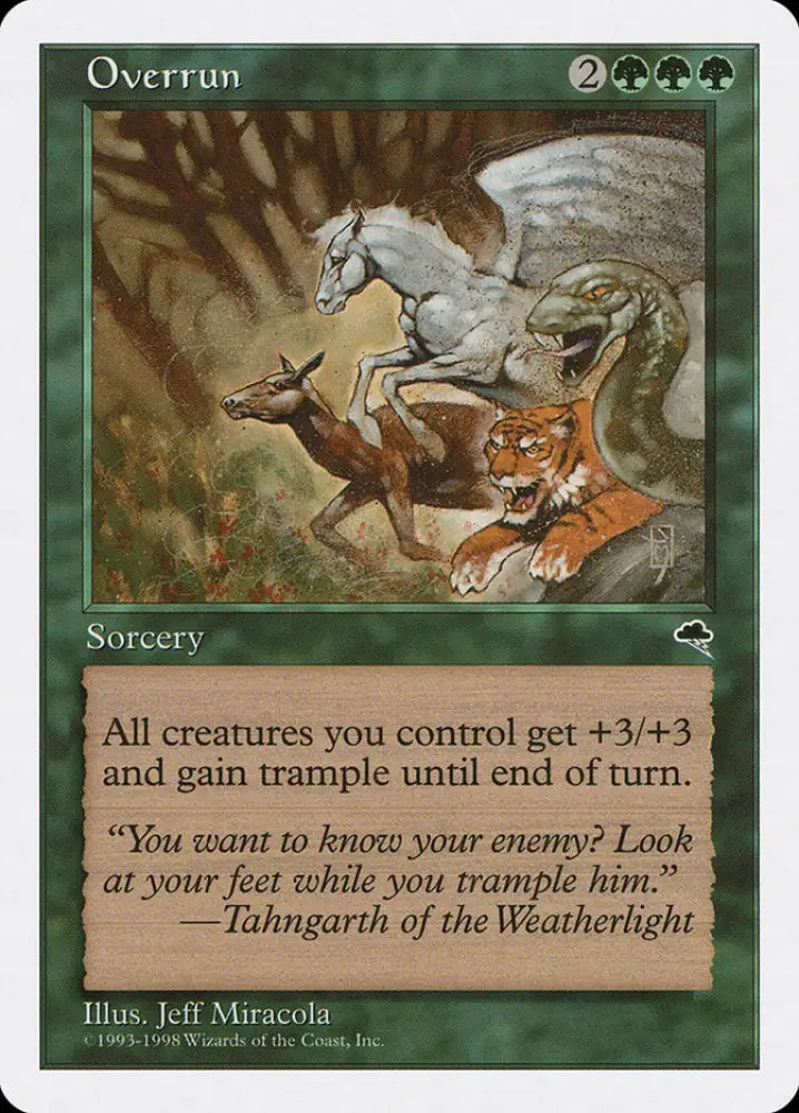 Overrun [Anthologies] - MTG Single
