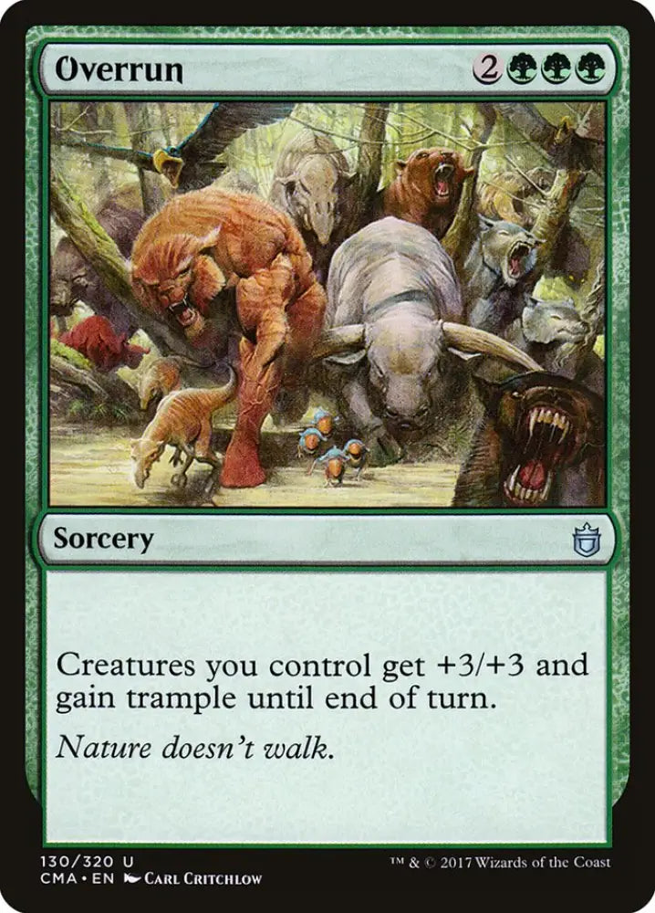 Overrun [Commander Anthology] - MTG Single