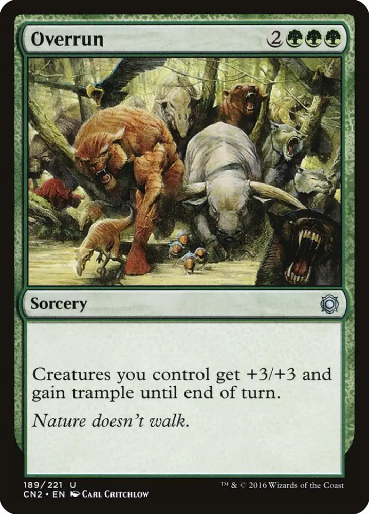 Overrun [Conspiracy: Take the Crown] - MTG Single