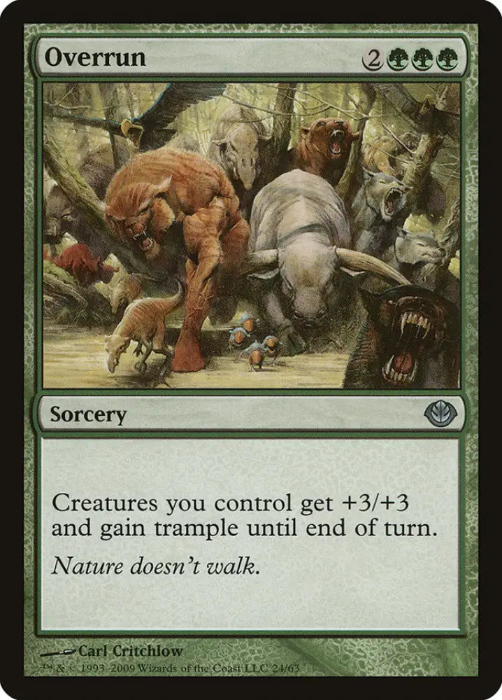 Overrun [Duel Decks: Garruk vs. Liliana] - MTG Single