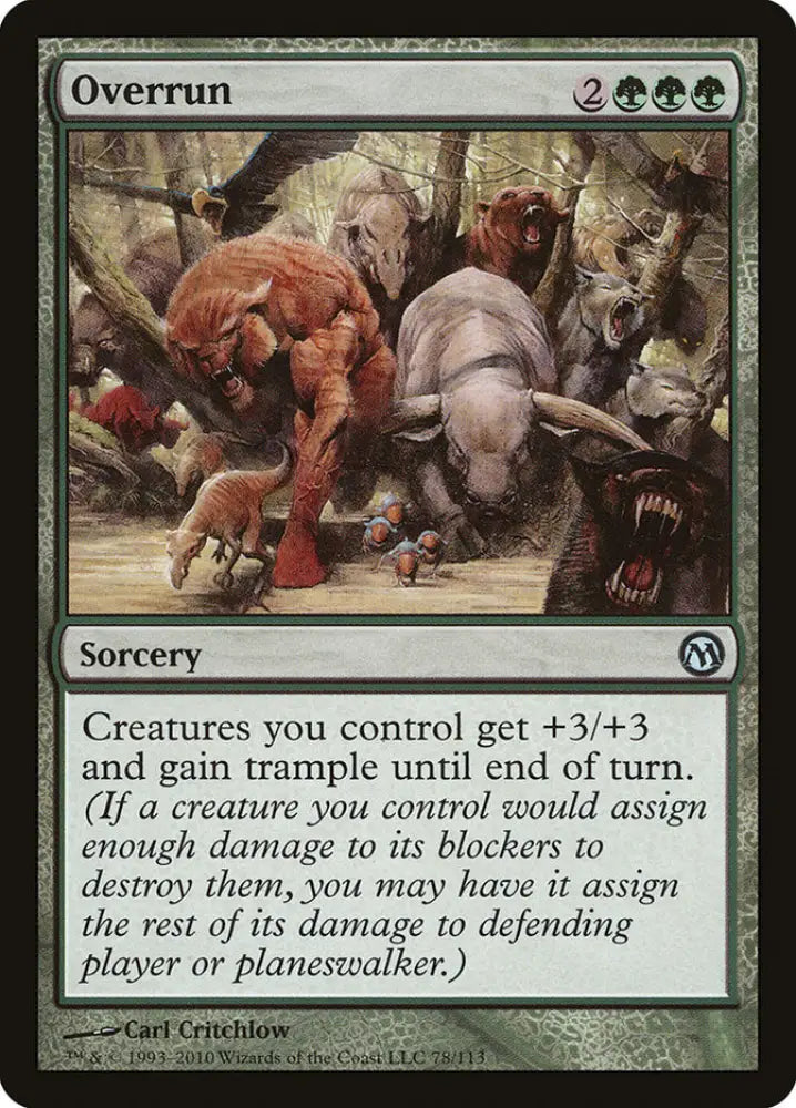 Overrun [Duels of the Planeswalkers] - MTG Single