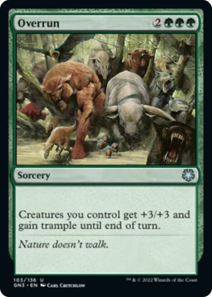 Overrun [Game Night: Free-for-All] - MTG Single