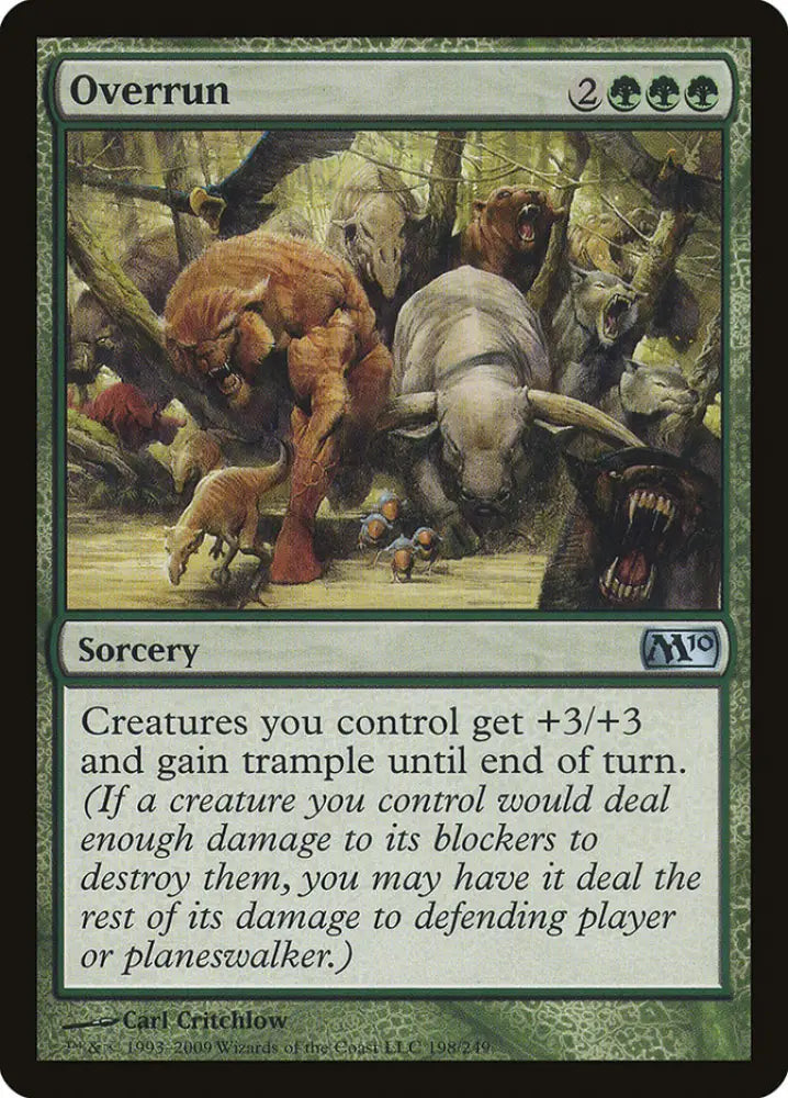 Overrun [Magic 2010] - MTG Single