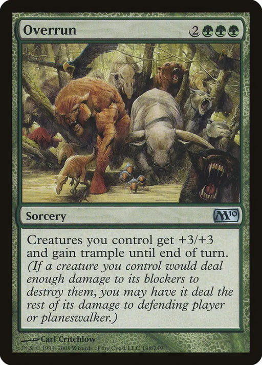 Overrun [Magic 2010] - MTG Single