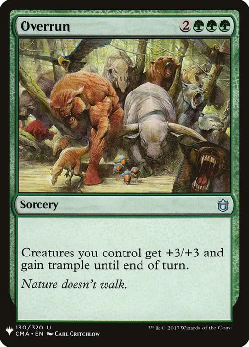 Overrun [Mystery Booster] - MTG Single