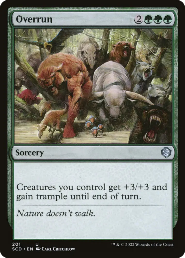 Overrun [Starter Commander Decks] - MTG Single