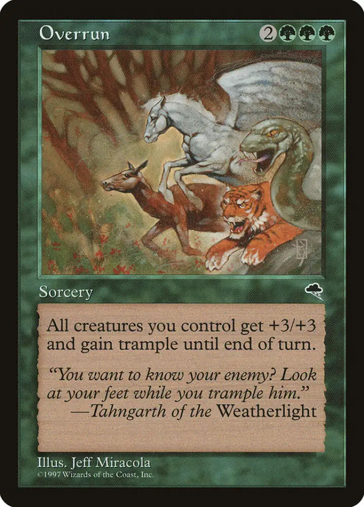 Overrun [Tempest] - MTG Single