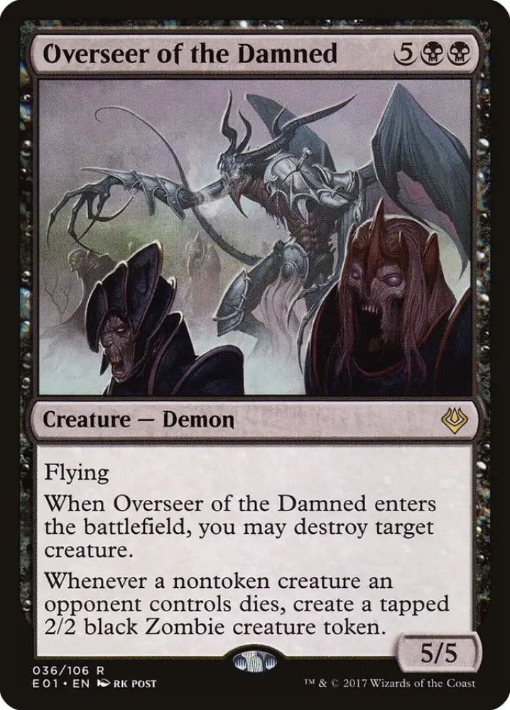 Overseer of the Damned [Archenemy: Nicol Bolas] - MTG Single