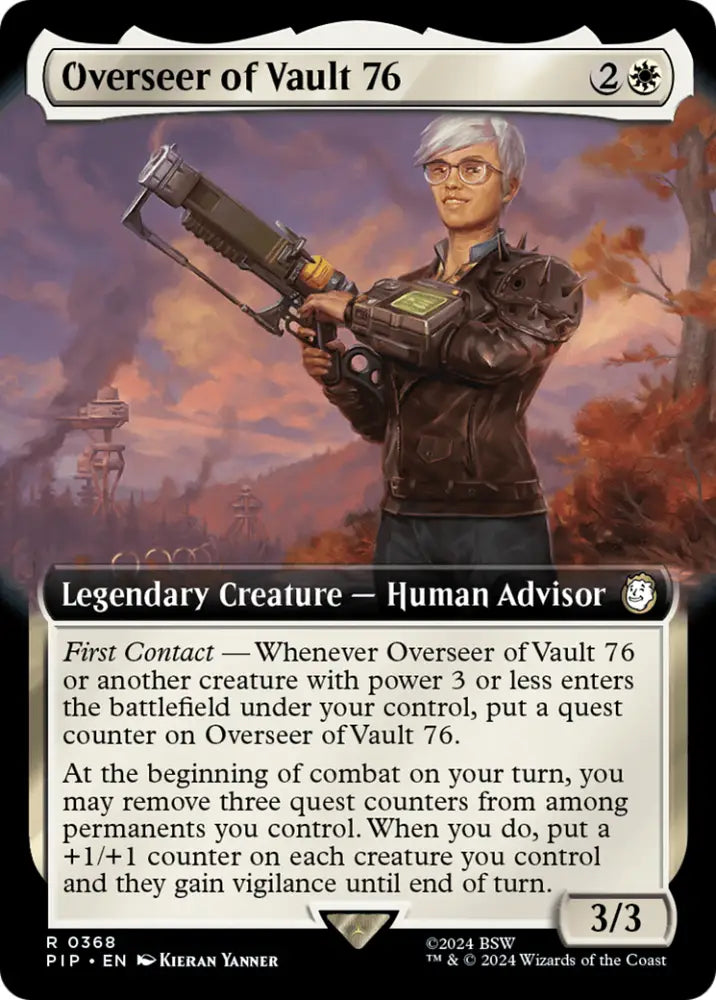 Overseer of Vault 76 (Extended Art) [Fallout] - MTG Single