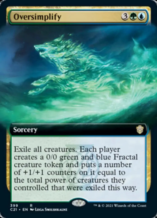 Oversimplify (Extended Art) [Commander 2021] - MTG Single