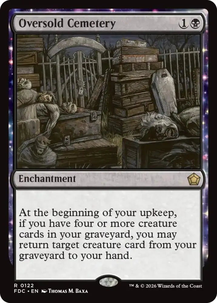 Oversold Cemetery (122) [Foundations Commander]