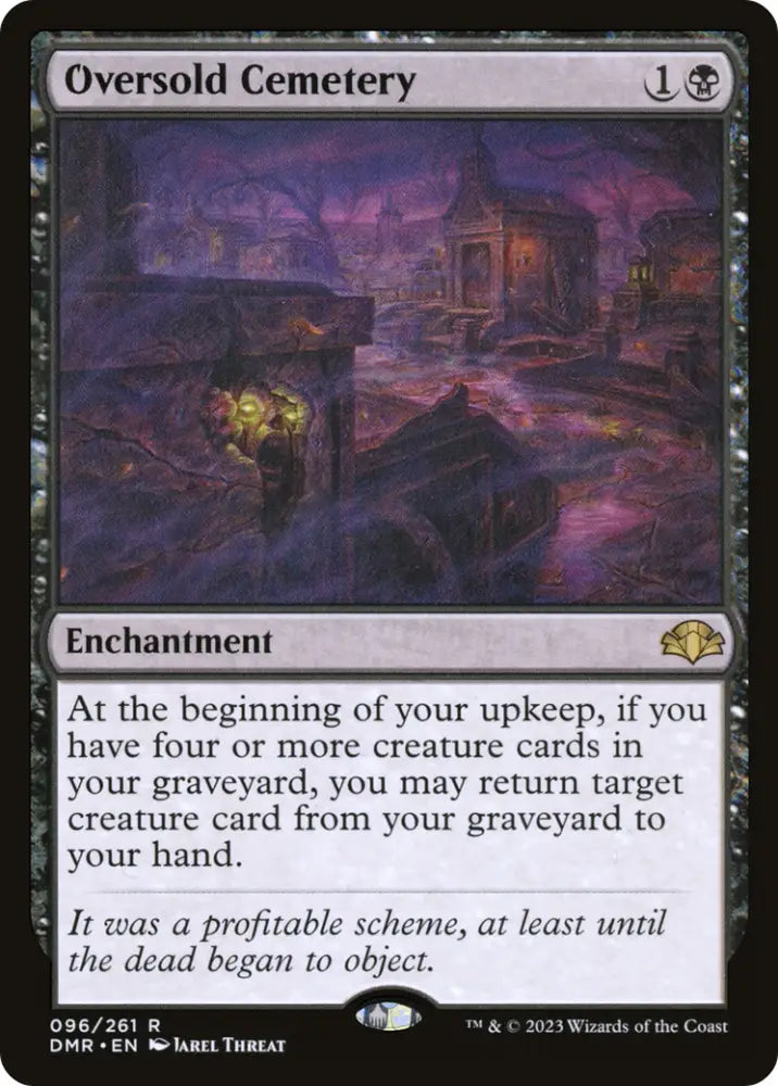 Oversold Cemetery [Dominaria Remastered] - MTG Single