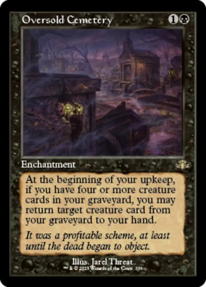 Oversold Cemetery (Retro) [Dominaria Remastered] - MTG Single