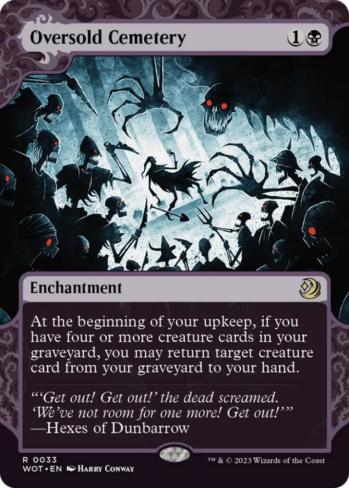 Oversold Cemetery [Wilds of Eldraine: Enchanting Tales] - MTG Single