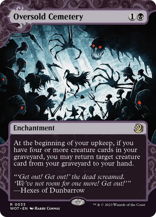 Oversold Cemetery [Wilds of Eldraine: Enchanting Tales] - MTG Single