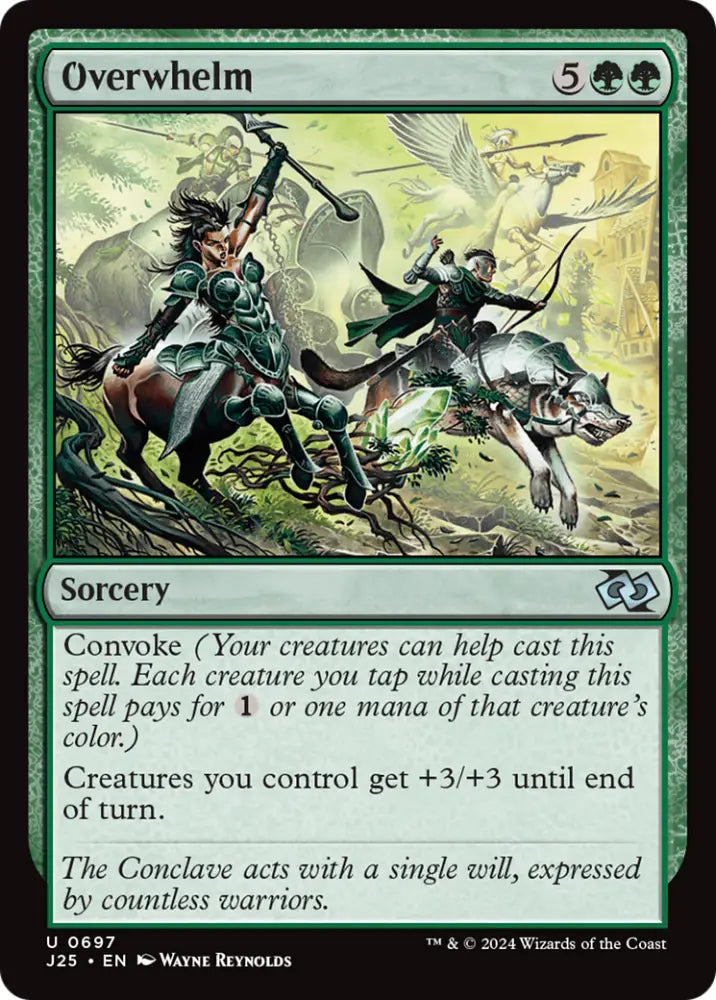 Overwhelm [Foundations Jumpstart] - MTG Single
