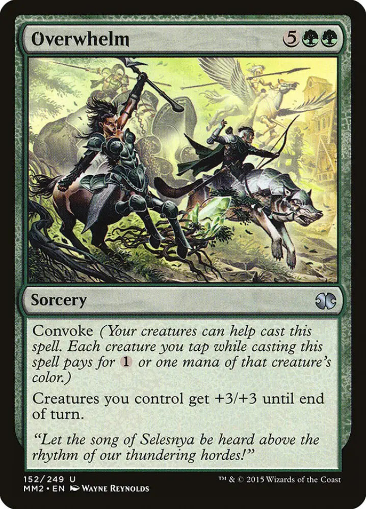 Overwhelm [Modern Masters 2015] - MTG Single