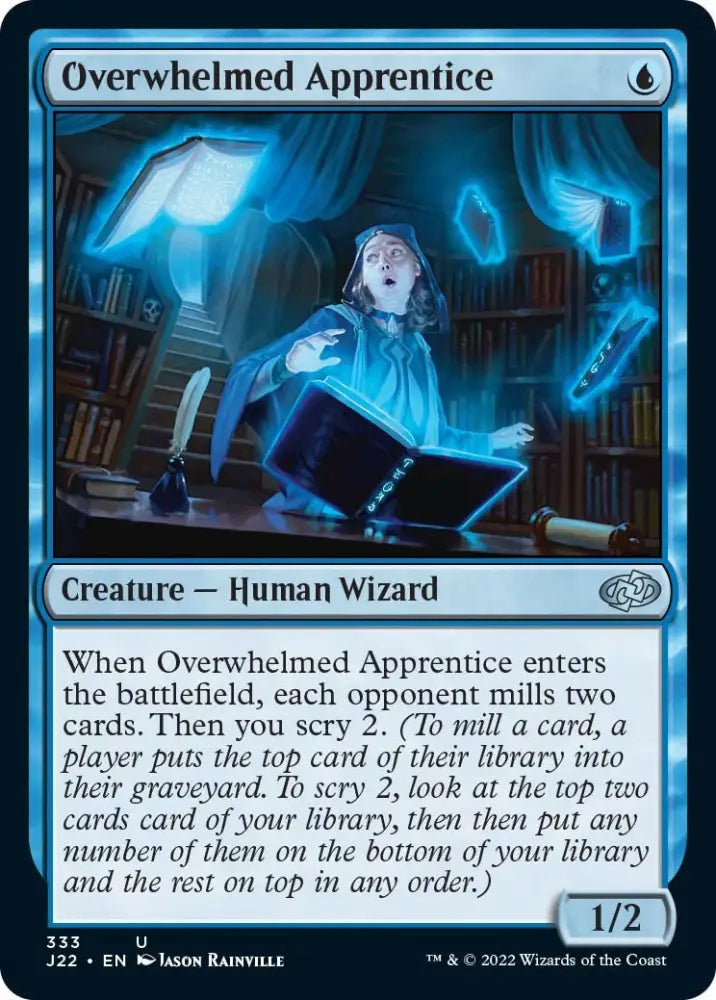Overwhelmed Apprentice [Jumpstart 2022] - MTG Single