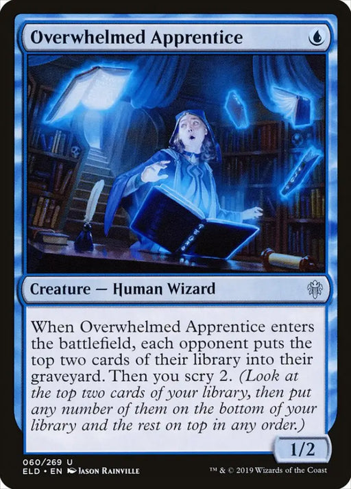 Overwhelmed Apprentice [Throne of Eldraine] - MTG Single