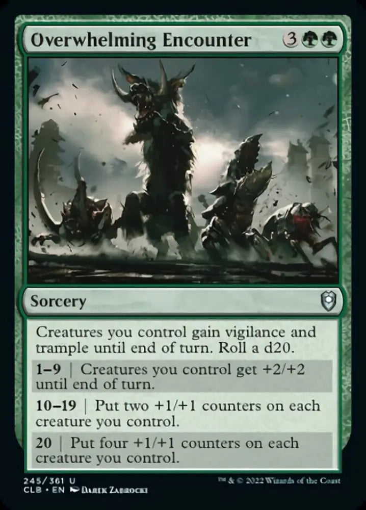 Overwhelming Encounter [Commander Legends: Battle for Baldur’s Gate] - MTG Single